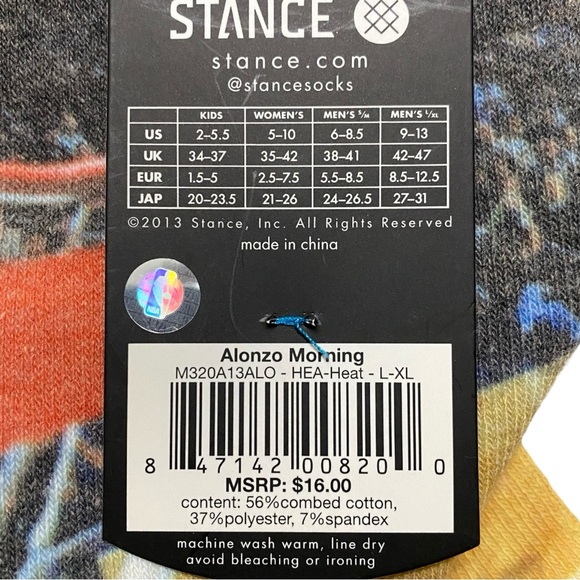 Stance NBA Miami Heat Alonzo Mourning Socks - Picture 8 of 8